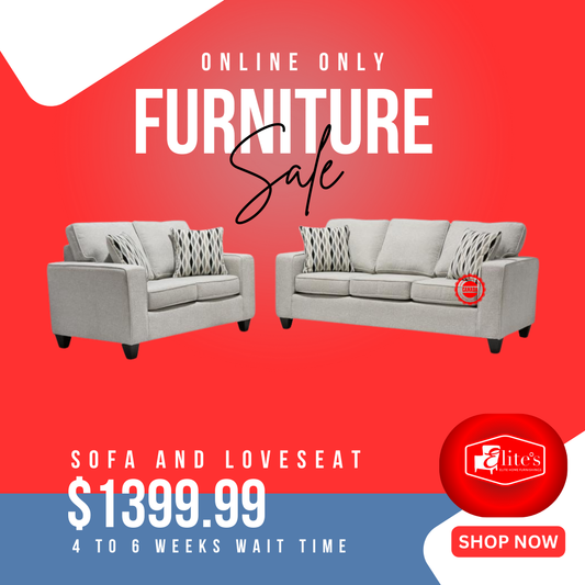 ROMO SOFA AND LOVESEAT LIGHT