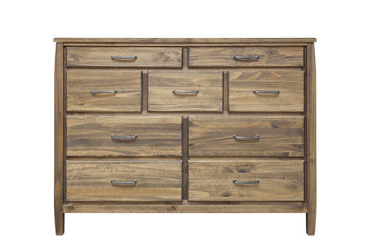 Tofino 9 Drawer Dresser (4 Deep, 3 Small Split, 2 Pencil)