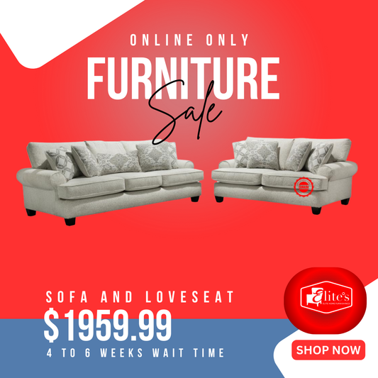jordan Sofa and Loveseat