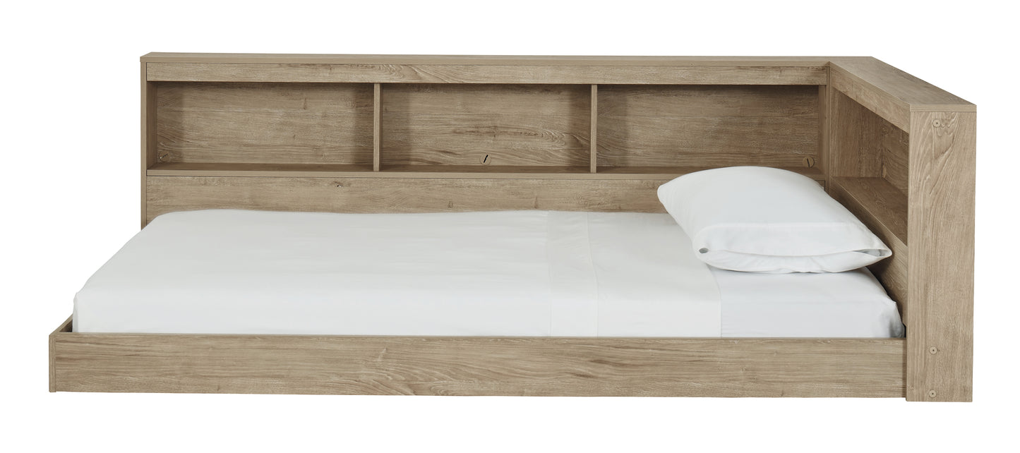 Oliah Bookcase Storage Bed