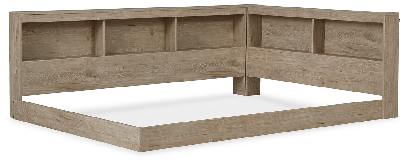 Oliah Bookcase Storage Bed