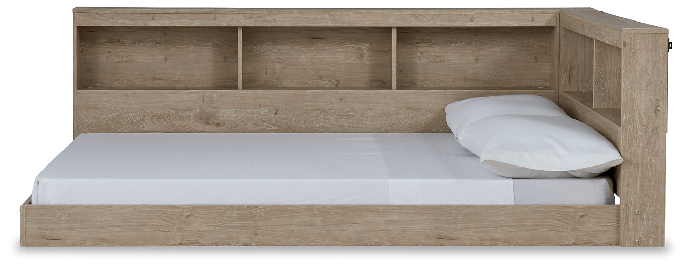 Oliah Bookcase Storage Bed