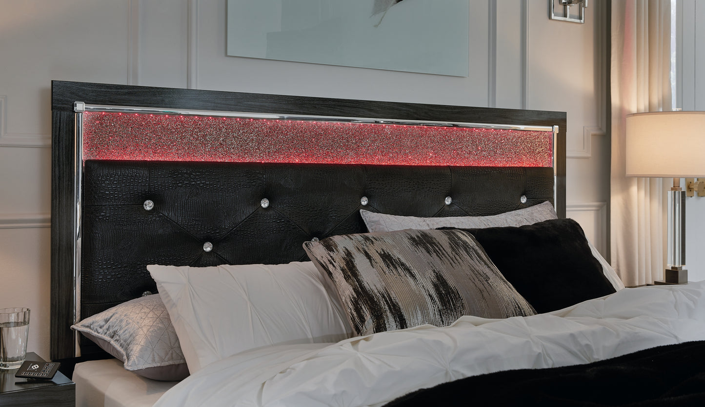 Kaydell Upholstered Panel Storage Platform Bed