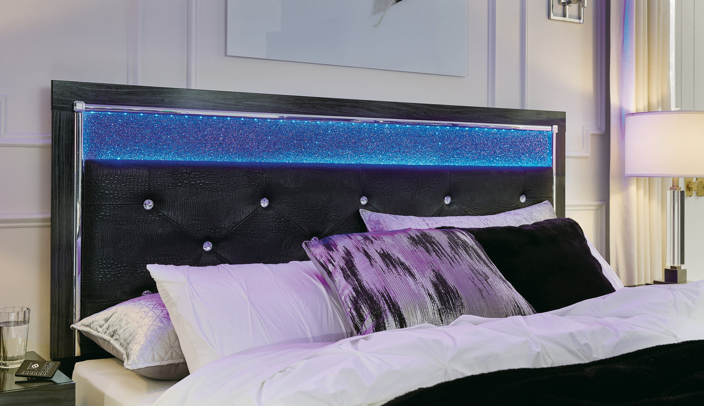 Kaydell Upholstered Panel Storage Platform Bed