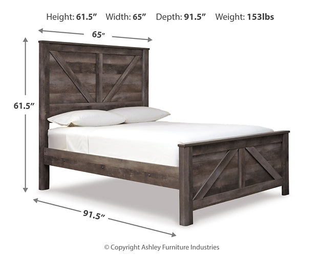Wynnlow Crossbuck Panel Bed