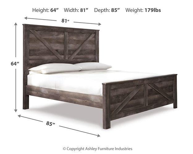Wynnlow Crossbuck Panel Bed