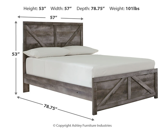 Wynnlow Crossbuck Panel Bed