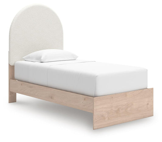 Arloster Twin Upholstered Panel Bed