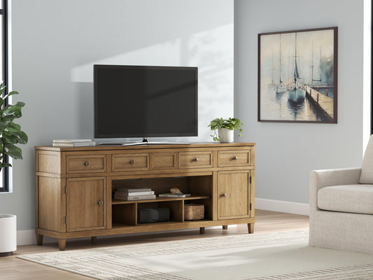 Sharlance XL TV Stand w/Fireplace Option