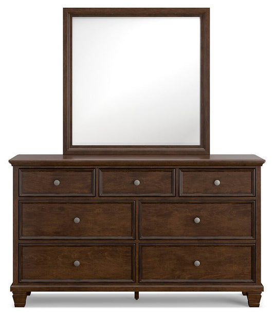 Danabrin King Panel Storage Bed, Dresser, Mirror and Nightstand