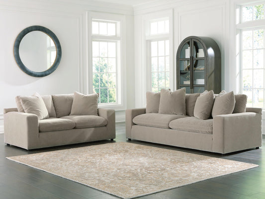 Maxton Heights Sofa and Loveseat