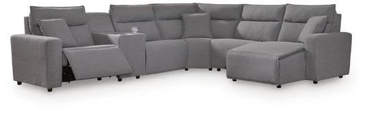 Modmax II 6-Piece Power Reclining Sectional with Chaise and Console