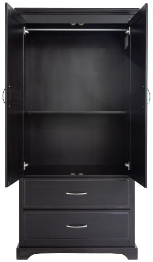 Symphony Armoire 24" Deep with 2 Drawers, 1 Shelf & 1 Rod