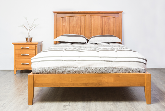 Sophia Panel Bed with Low Profile Footboard