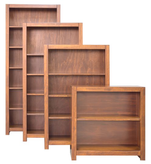 Erica Square Cut Profile Bookcase 24" x 36" with 2 Shelves