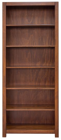 Erica Square Cut Profile Bookcase 30" x 72" with 5 Shelves