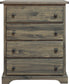 Polo 38" Wide 4 Drawer Chest with Deep Drawers