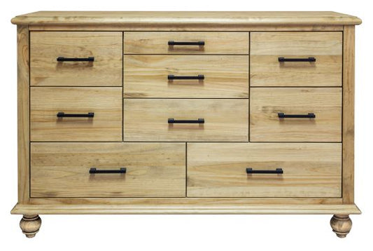 Victoria 9 Drawer Dresser (2 Regular, 6 Deep, 1 Pencil)