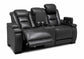 The Titan Leather Power Loveseat
