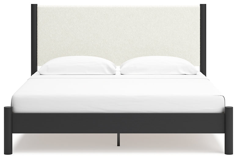 Cadmori King Upholstered Panel Bed