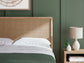 Cielden Queen Panel Bed with Mirrored Dresser, Chest and Nightstand
