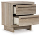 Hasbrick Queen Panel Headboard with Mirrored Dresser, Chest and Nightstand