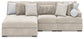 Cuddle Plush 3-Piece Sectional with Chaise