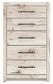 Lawroy Queen Panel Bed with Mirrored Dresser, Chest and Nightstand