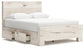 Lawroy Queen Panel Bed with Mirrored Dresser, Chest and Nightstand
