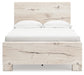 Lawroy Full Panel Bed with Mirrored Dresser, Chest and Nightstand
