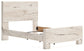 Lawroy Full Panel Bed with Mirrored Dresser, Chest and Nightstand