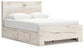 Lawroy Queen Panel Bed with Mirrored Dresser