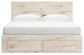 Lawroy King Panel Storage Bed with Mirrored Dresser