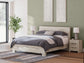 Lawroy King Panel Bed with Mirrored Dresser and Chest