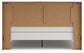 Lawroy King Panel Bed with Mirrored Dresser, Chest and Nightstand