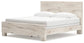 Lawroy King Panel Bed with Mirrored Dresser, Chest and Nightstand