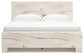 Lawroy King Panel Bed with Mirrored Dresser, Chest and Nightstand