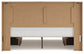 Lawroy King Panel Bed with Mirrored Dresser, Chest and Nightstand