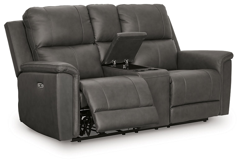 Bleckley PWR REC Loveseat/CON/ADJ HDRST