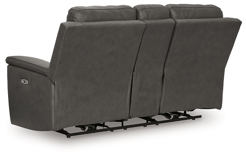 Bleckley PWR REC Loveseat/CON/ADJ HDRST