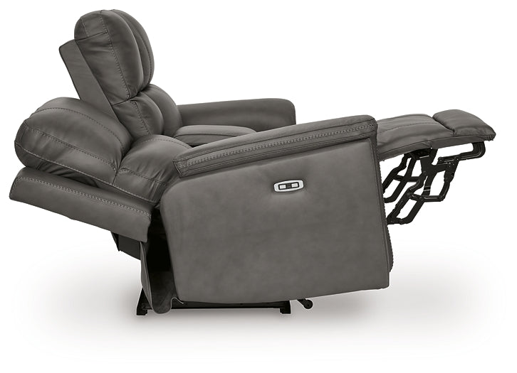 Bleckley PWR REC Loveseat/CON/ADJ HDRST
