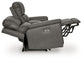 Bleckley PWR REC Loveseat/CON/ADJ HDRST