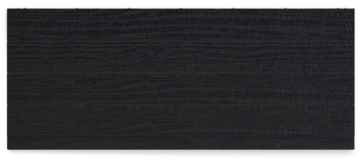 Londer King Panel Bed with Mirrored Dresser and Chest