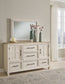 Shaybrock King Panel Bed, Dresser, Mirror, Chest and Nightstand