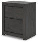 King Panel Storage Bed with Mirrored Dresser and Nightstand