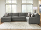 Newellen 3-Piece Sectional with Chaise