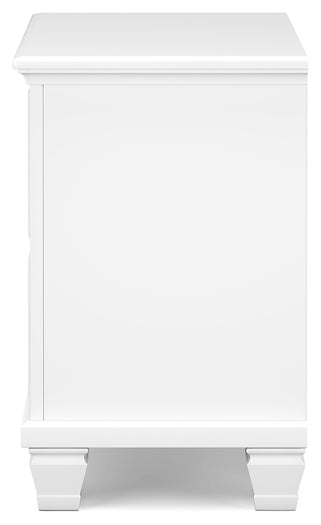 Fortman Twin Panel Storage Bed, Dresser, Mirror and Nightstand