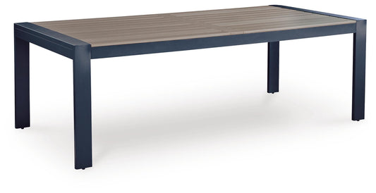 East Beach RECT Dining Table w/UMB OPT