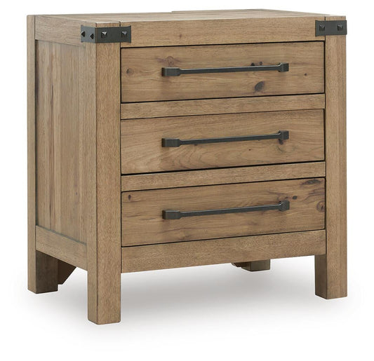 Ridgester Three Drawer Night Stand