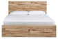 Hyanna Queen Panel Storage Bed, Dresser and Mirror